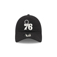 Philadelphia 76ers Nylon Black 9TWENTY Adjustable Hat