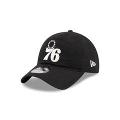 Philadelphia 76ers Nylon Black 9TWENTY Adjustable Hat