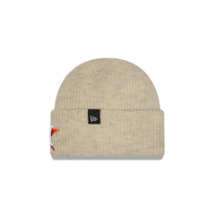 Houston Astros Woolen Heather Gray Short Cuff Knit Beanie Hat