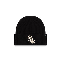 Chicago White Sox Woolen Black Short Cuff Knit Beanie Hat