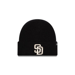 San Diego Padres Woolen Black Short Cuff Knit Beanie Hat