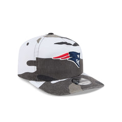 New England Patriots Washed Nylon Camo 19TWENTY Adjustable Hat