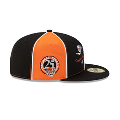 Cincinnati Bengals Two-Tone Pinwheel 59FIFTY Fitted Hat