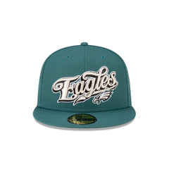 Born x Raised x Philadelphia Eagles Script 59FIFTY Fitted Hat