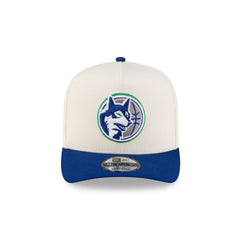 Minnesota Timberwolves 1989-1996 Hardwood Classics Express Chrome White 9FIFTY A-Frame Snapback Hat