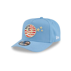 Brooklyn Nets Red. White & Blue 9FIFTY A-Frame Snapback Hat