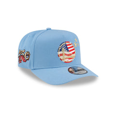 Golden State Warriors Red. White & Blue 9FIFTY A-Frame Snapback Hat