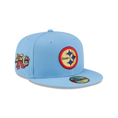Pittsburgh Steelers Red. White & Blue 59FIFTY Fitted Hat