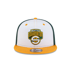 Seattle SuperSonics Hardwood Classics 2000s White Stitch 9FIFTY Snapback Hat