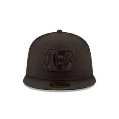 Cincinnati Bengals Black On Black 59FIFTY Fitted Hat