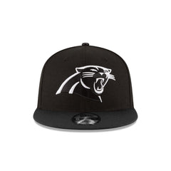 Carolina Panthers Black and White 9FIFTY Snapback Hat