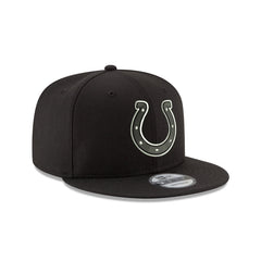 Indianapolis Colts Black and White 9FIFTY Snapback Hat