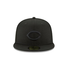 Cincinnati Reds Blackout Basic 59FIFTY Fitted Hat