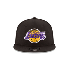 Los Angeles Lakers Black 9FIFTY Snapback Hat