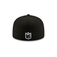 New York Jets Black and White 59FIFTY Fitted Hat
