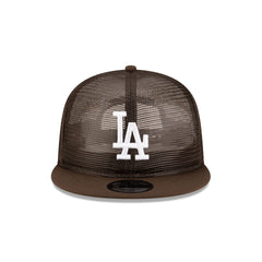 Los Angeles Dodgers Chocolate Mesh 9FIFTY Snapback Hat