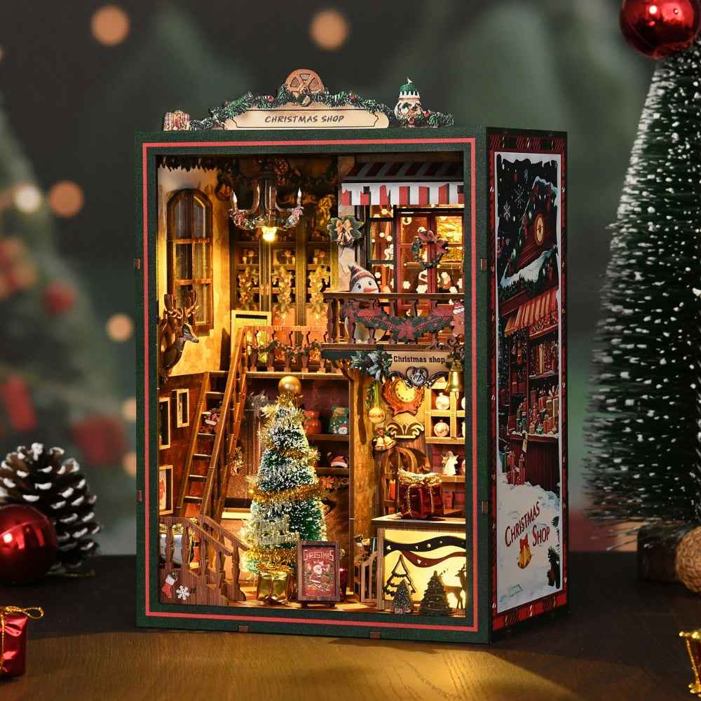 Christmas Shop DIY Book Nook Kit