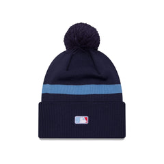 Chicago Cubs City Connect Pom Knit Hat