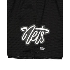 Brooklyn Nets Mesh Black Shorts