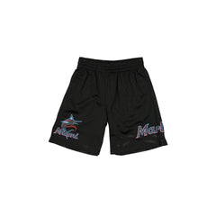 Miami Marlins Mesh Black Shorts