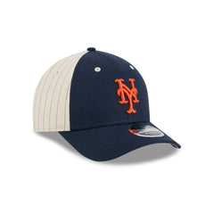 New York Mets Linen 9FORTY M-Crown Snapback Hat