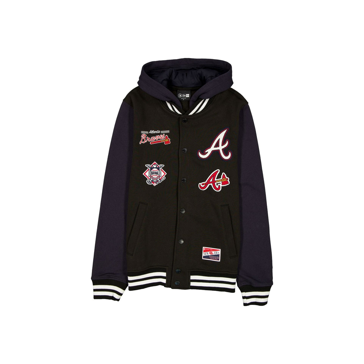 Atlanta Braves Throwback Black Jacket