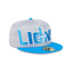 Detroit Lions Bold Satin 59FIFTY Fitted Hat