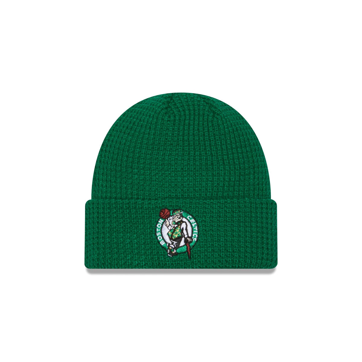 Boston Celtics Waffle Stitch Knit Beanie Hat