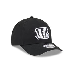 Cincinnati Bengals Black & White 9FORTY M-Crown A-Frame Snapback Hat