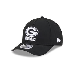 Green Bay Packers Black & White 9FORTY M-Crown A-Frame Snapback Hat