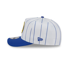 Golden State Warriors Satin Pinstripe 9FIFTY A-Frame Snapback Hat