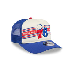 Philadelphia 76ers Banner 9FIFTY A-Frame Trucker Hat