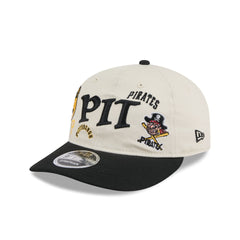 Pittsburgh Pirates Scattered Patches Retro Crown 9FIFTY Snapback Hat