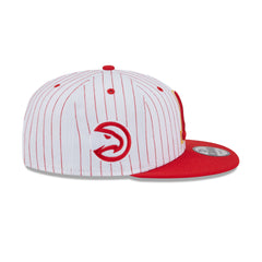 Atlanta Hawks Deceptor Pinstripe 9FIFTY Snapback Hat