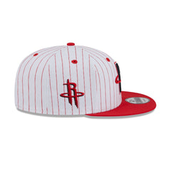Houston Rockets Deceptor Pinstripe 9FIFTY Snapback Hat