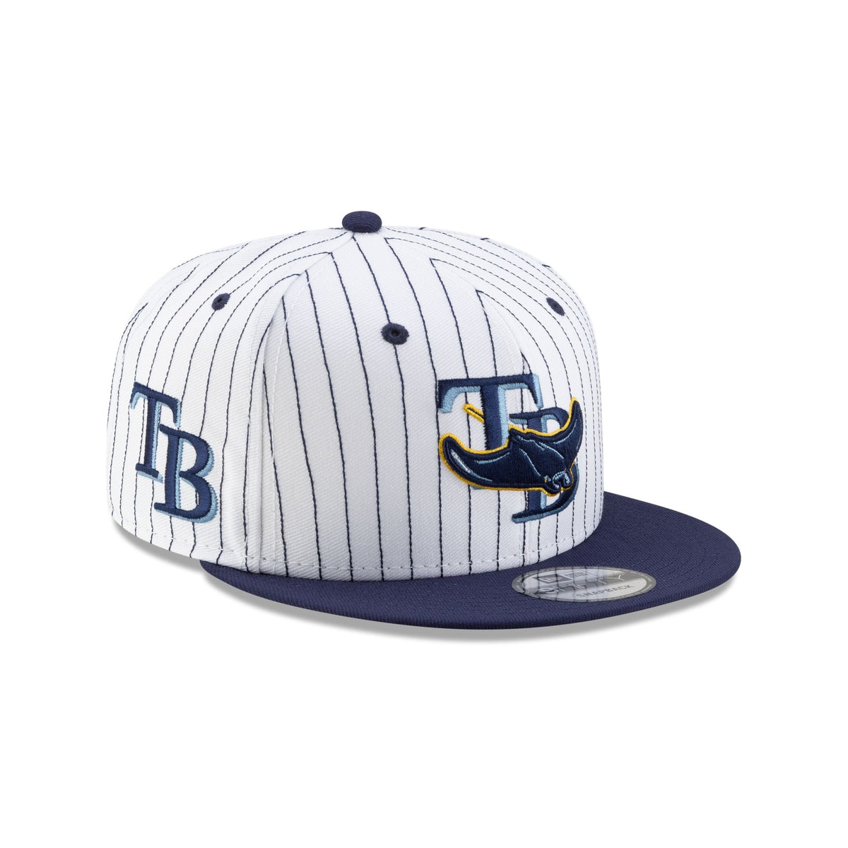 Tampa Bay Rays Deceptor Pinstripe 9FIFTY Snapback Hat