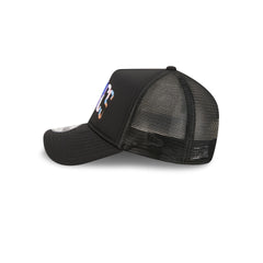 Boston Celtics Rainbow Wordmark 9FORTY A-Frame Trucker Hat