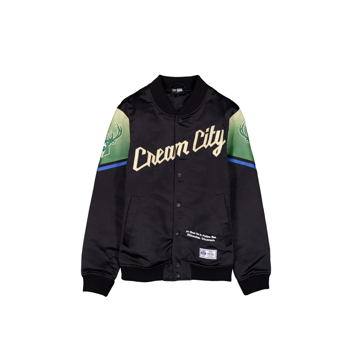 Milwaukee Bucks 2025 City Edition Black Jacket