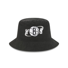 Brooklyn Nets Nylon Logo Bucket Hat