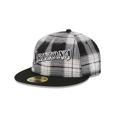 Arizona Diamondbacks Grunge Plaid Retro Crown 59FIFTY Fitted Hat