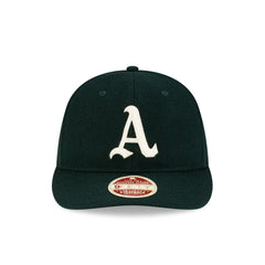 Athletics Melton Wool Heritage Series Retro Crown 9FIFTY Strapback Hat
