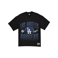 Los Angeles Dodgers Throwback Black Boxy T-Shirt