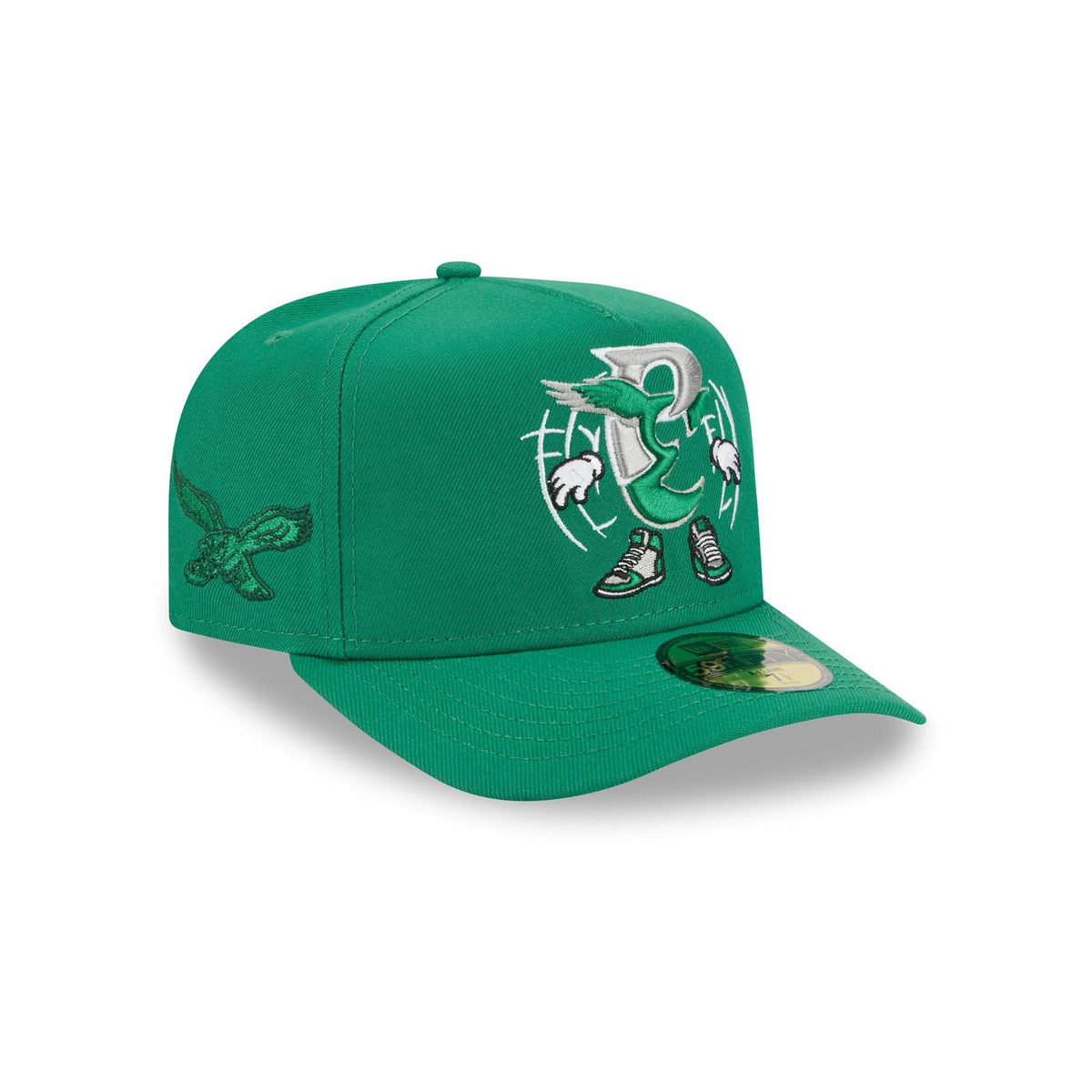 Philadelphia Eagles Cartoon 59FIFTY A-Frame Fitted Hat