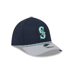Seattle Mariners Rope 39THIRTY M-Crown A-Frame Stretch Fit Hat