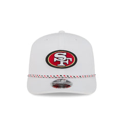 San Francisco 49ers Optic White Performance Rope 9SEVENTY Stretch-Snap Hat