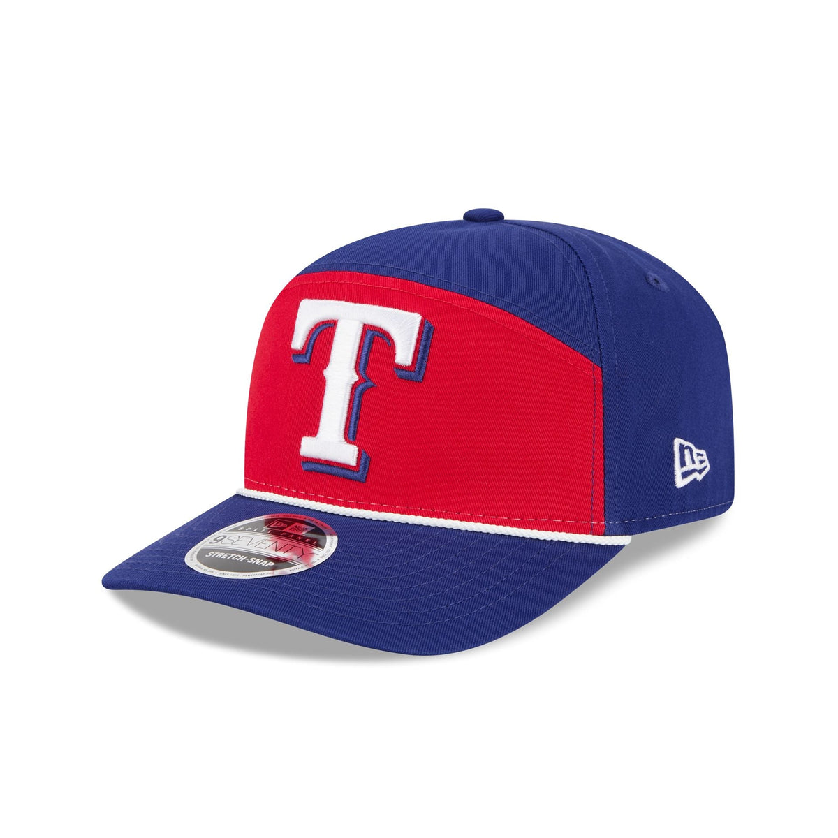 Texas Rangers Split Panel 9SEVENTY Stretch-Snap Hat