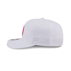 Philadelphia Phillies Circle Logo White Split Panel 9SEVENTY Stretch-Snap Hat