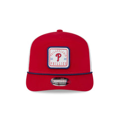 Philadelphia Phillies Square Patch Split Panel 9SEVENTY Trucker Hat