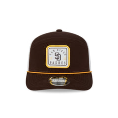 San Diego Padres Square Patch Split Panel 9SEVENTY Trucker Hat