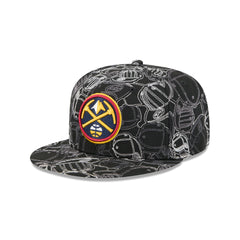 Denver Nuggets Cap Scramble 59FIFTY Fitted Hat